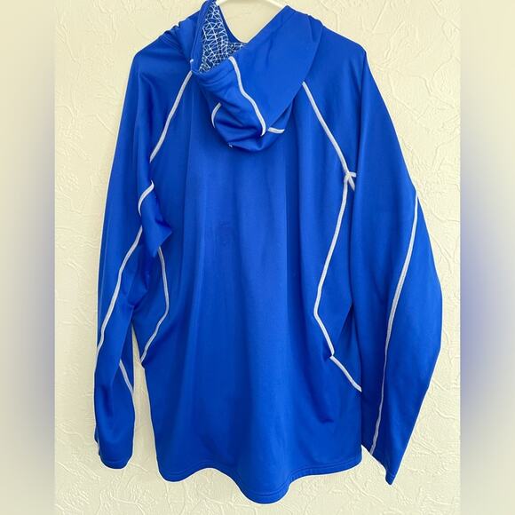 Mens Under Armour New York Mets Hoodie Blue Orange Size XL 2016 - Picture 2 of 6